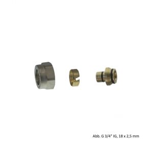 Danfoss Klemmverbinder G 3/4" IG auf 12x2 für VPE-Kunststoffrohre, 013G4152