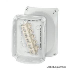 Hensel Kabelabzweigkasten 2,5-10qmm 3ph.,16qmm 1ph.,5-pol.Klemme, DK1010G