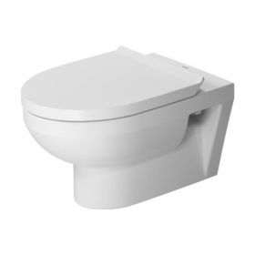 Duravit DuraStyle Combi-Pack Wand-Tiefspül-WC spülrandlos mit WC-Sitz, weiß, 45620900A1