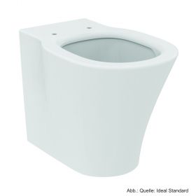 Ideal Standard Connect Air Stand-Tiefspül-WC AquaBlade, Abgang waagerecht verdeckt, weiss Ideal Plus, E0042MA