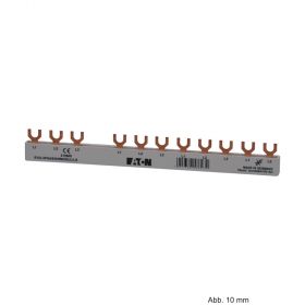 Eaton Phasenschiene, 3Ph, 10qmm, Gabel, 4+8TE, 215660