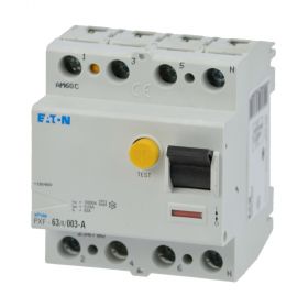 Eaton FI-Schalter PXF-63/4/003-A, 63A, 4polig, 30mA, Typ A, 236780
