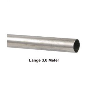 Edelstahl Systemrohr 1.4401, Länge 3,0m, 15 x 1,0 mm