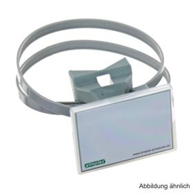 Simplex Quick-Schilderhalter 70 x 50,8 mm mit Schnellspannband