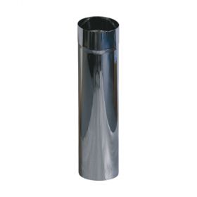 Fallrohr, Edelstahlrohr V2A III-D mit Außensicke, Durchm.: 250 mm, L: 540 mm