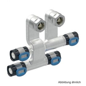 Geberit FlowFit Anschluss-T-Stück für Vor-/Rücklauf, 16-15-16 mm