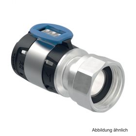 Geberit FlowFit Anschluss gerade mit ÜWM, 16 mm x 1/2"