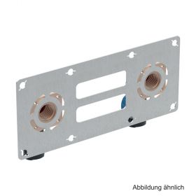 Geberit FlowFit Anschlusswinkel 90° vormontiert 2-fach, 16 mm x 1/2", AD: 150 mm