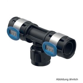 Geberit FlowFit Übergangs-T-Stück mit MasterFix, 16-MF20-16 mm