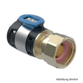 Geberit FlowFit Übergang mit Überwurfmutter, 16 mm x 3/8"