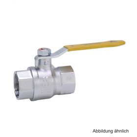 Gas-Kugelhahn mit Innengewinde aus Messing, HTB-beständig, DN 15, 1/2"