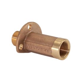 Geberit Mepla Armaturenanschluss durchgehend (Rotguss) Meplafix,57mm 1/2" - 1/2"