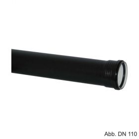 Geberit Silent-PP Rohr mit 1 Muffe, DN 40 x 150 mm