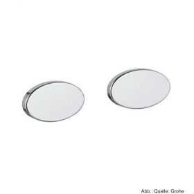 GROHE Grohtherm 1000 Abdeckkappe für Griff, 2 Stück, verchromt, 1009900M