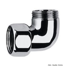 GROHE Anschlusswinkel  3/4"AG x 3/4"-Mutter, verchromt, 12419000