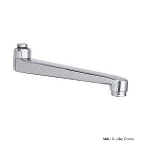 GROHE Gussauslauf 3/4" mit Anschlagbegrenzer Ausladung 185mm, verchromt