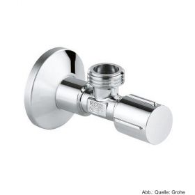 GROHE Eckventil 1/2x1/2'' Metallgriff selbstd. Anschlussgewinde, chrom 22043000