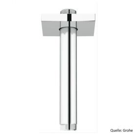 GROHE Allure F-digital Rainshower Deckenauslass, L: 142mm, eckige Rosette, chrom