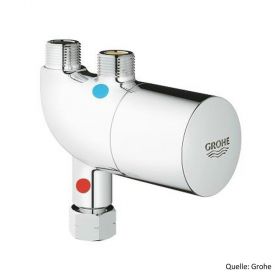 GROHE Grohtherm Micro Therm. Verbrühschutz,Untertischthermostat,chrom 34487000