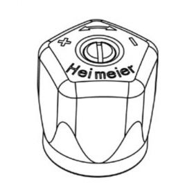 HEIMEIER Handradkappe für Reguliervent., weiß, Baureihe ab April 1988