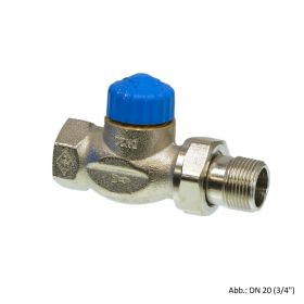 HEIMEIER Thermostat-Ventilunterteil mit geringem Widerstand, DG, DN10 (3/8")