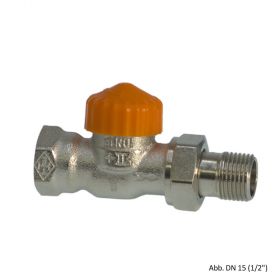 HEIMEIER Thermostat-Ventilunterteil Eclipse, Durchgang, DN10, (3/8")