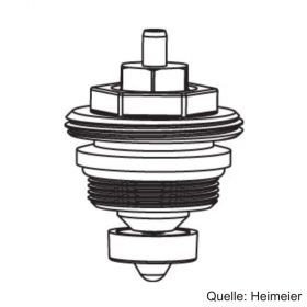 HEIMEIER Thermostat-Oberteil für VHK für Dia-Therm LTV, M 22 x 1, 414802301