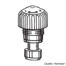 HEIMEIER Thermostat-Oberteil für VHK mit Bauschutzk., M22x1,5, 431602300