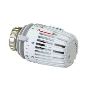 HEIMEIER Thermostatkopf K, eingebaut. Fühler, weiß, Standard, 600000500
