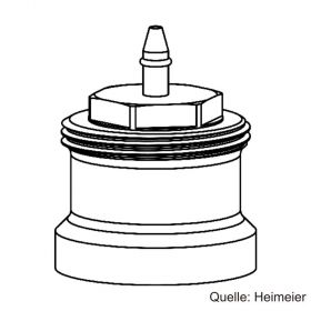 HEIMEIER Adapter f. Fremdfabrikate Heim. Th.-Kopf/ Oventrop-M30x1 Ventile