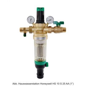 Honeywell Hauswasserstation HS 10 S AA mit Klarsicht-Siebtasse, 3/4"