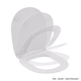 Ideal Standard Connect WC-Sitz Flat Softclosing mit Deckel, weiss, E772401