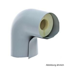 Isolierbogen aus Polyurethan, mit PVC-Mantel, RD 48x42 mm, Isolierstärke 42mm