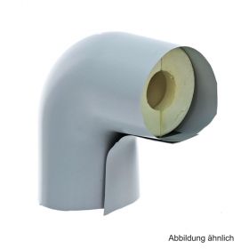 Isolierbogen aus Polyurethan, mit PVC-Mantel, RD 42x20 mm, Isolierstärke 20mm