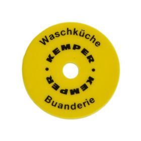 Kemper Handrad-Bezeichnungsschilder, Farbe gelb "Waschküche", 17380604CH