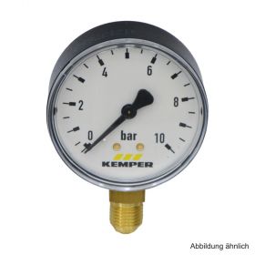 Kemper Manometer mit senkrechtem Anschluss G 1/4" f. Basis-Modul, T510070000002