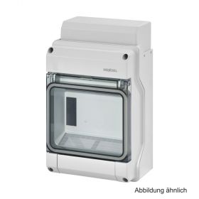 Hensel Automatengehäuse, IP54,6TE,AP,1reihig,1x6x18mm,238x146x111mm,grau KV1506