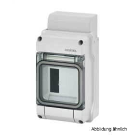 Hensel Automatengehäuse, IP65,3TE,AP,1-reihig,1x3x18mm,197x102x92mm,grau KV9103
