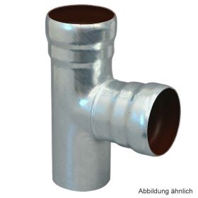 Loro-X-Stahl-Abflusssystem Abzweig, DN 80-70-87°