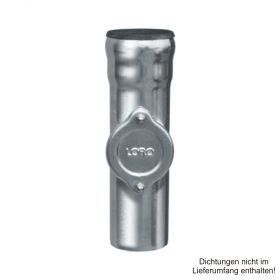 Loro-X-Stahl-Abflusssystem Reinigungsrohr runde Öffnung, DN 80