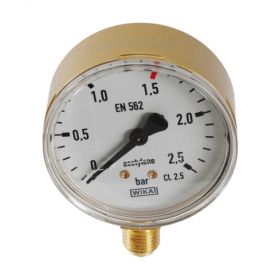 Einzelmanometer f.Azetylen 0 - 2.5 bar