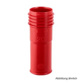 Geberit Markierhülse, zu PushFit Schutzrohr 16 mm, rot