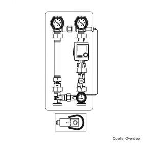 Oventrop Regumat F-180 DN 25, ohne Pumpe, DN 25, 1354270