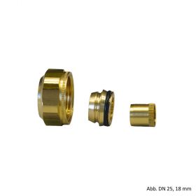 Oventrop Regusol Klemmringverschraubung DN 25, 18mm, Set 2 = 2 Stück, 1367587