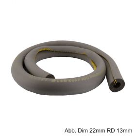 Flexibler Isolierschlauch,L:2m,geschlitzt,selbstklebend,RD 42mm/Iso-Stärke 9mm