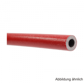 Isolierschlauch aus PE-Weichschaum, Länge 2m, ungeschlitzt mit Schutzfolie, RD 22mm / Isolierstärke 13mm