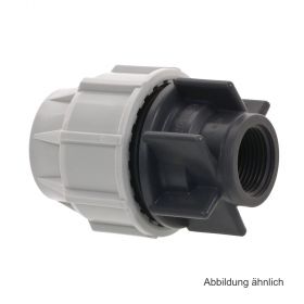Plasson Serie 18, Anschlussverschraubung mit IG, 20 mm x 3/4"