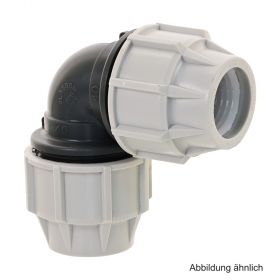 Plasson Serie 18, Winkel 90°, 63 mm