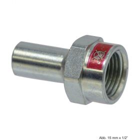 Viega Prestabo Einsteckstück IG, Modell 1112.1, 15 mm x Rp 1/2"