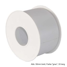 PVC-Klebeband 30mm breit, Farbe "grau", 33 Meter lang